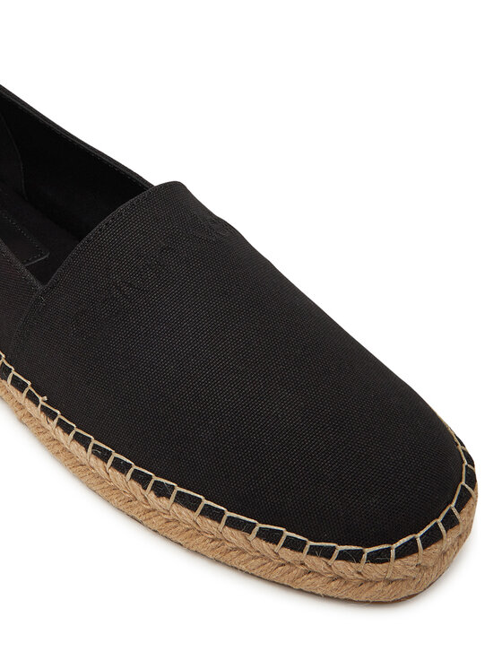 Calvin Klein Espadrilky Calvin Klein Espadrille Cv Logo HM0HM01808 Černá