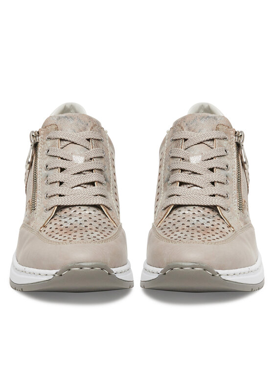 Rieker Sneakersy Rieker N4327-80 Béžová
