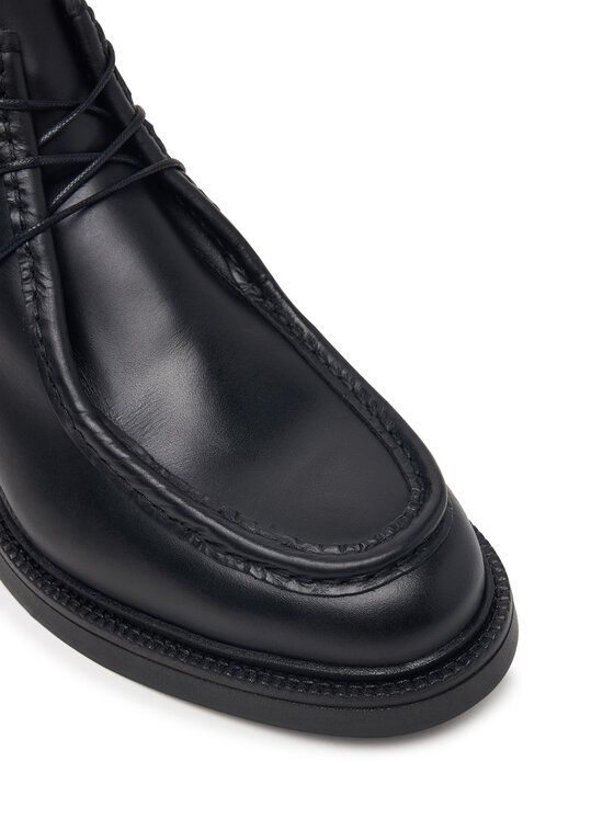Tommy Hilfiger Bakancs Tommy Hilfiger Corporate Casual Lth Moc Chukka FM0FM05987 Fekete