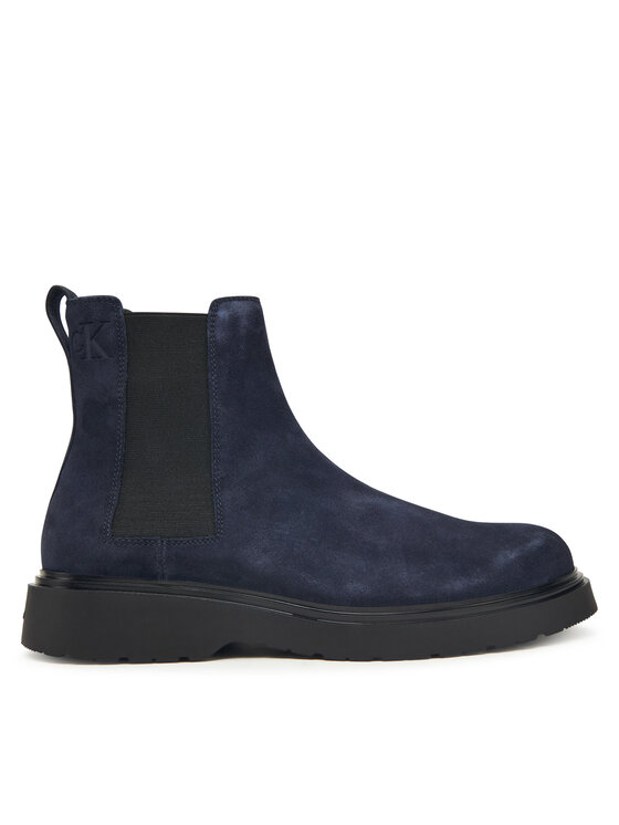 Calvin Klein Sztyblety Calvin Klein Combat Ess Chelsea Boot Su YM0YM01372 Granatowy
