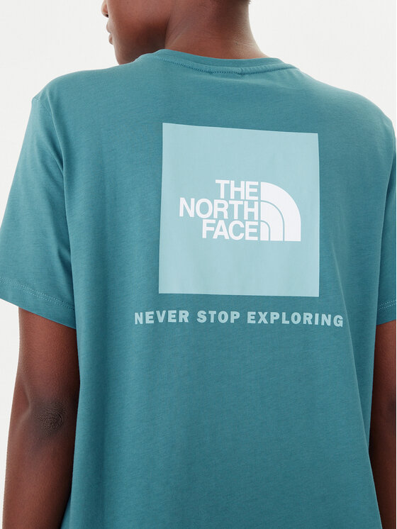 The North Face The North Face T-shirt Redbox NF0A87NK Plava Relaxed Fit