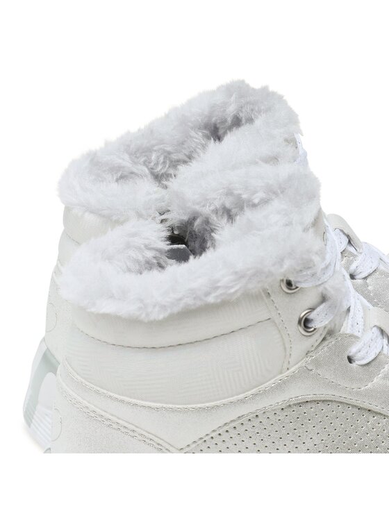 Skechers Sneakersy Skechers Uno Lite Camo Dazzle 310485L/SLGY Strieborná