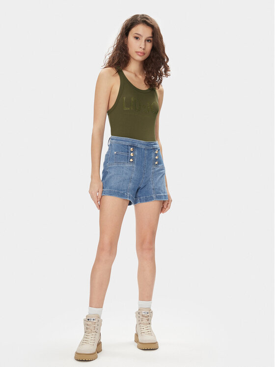 Liu Jo Liu Jo Top MA4327 J4695 Kaki Slim Fit