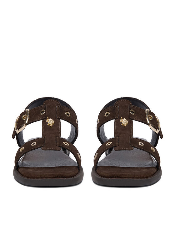 U.S. Polo Assn. Босоніжки U.S. Polo Assn. EO-ALYS001W/6S1 Темно-коричневий