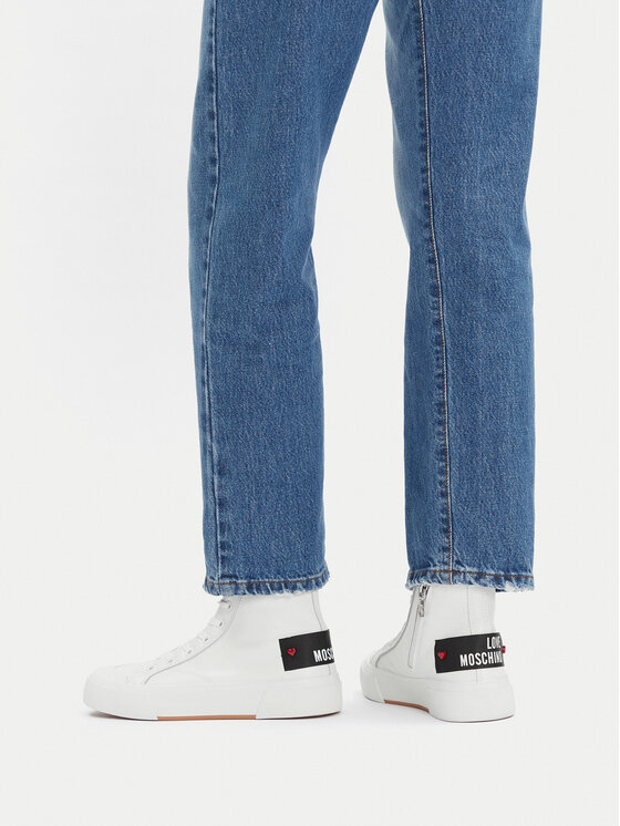 LOVE MOSCHINO Кеди LOVE MOSCHINO JA15022G1MIA0100 Білий