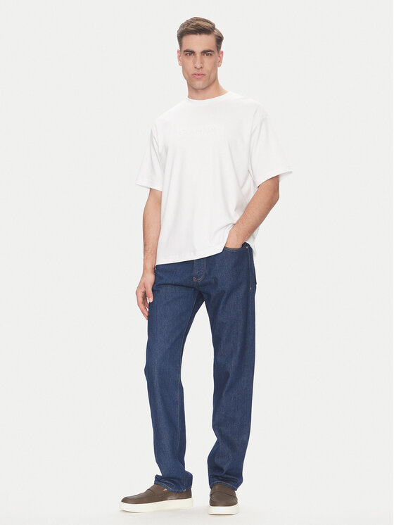 Calvin Klein Calvin Klein Póló LV04LC206G Fehér Relaxed Fit