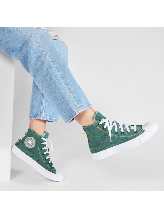 Converse Кеди Converse Ctas Hi 168593C Зелений