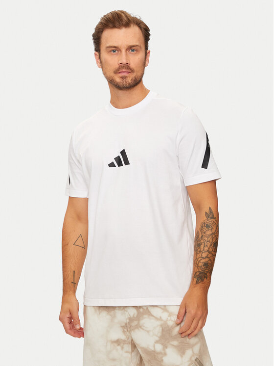 adidas adidas Футболка Z.N.E. JE3078 Білий Regular Fit