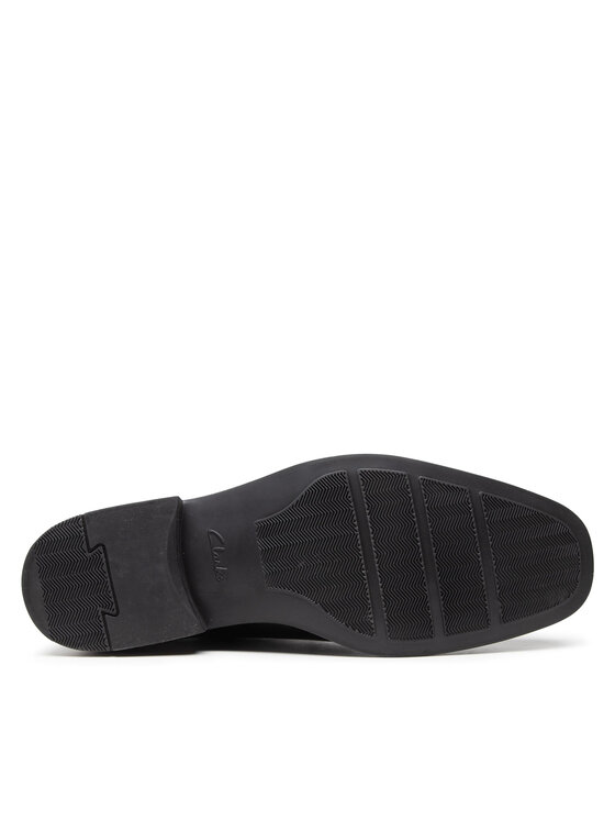 Clarks Туфлі Clarks Tilden Plain 261103507 Чорний