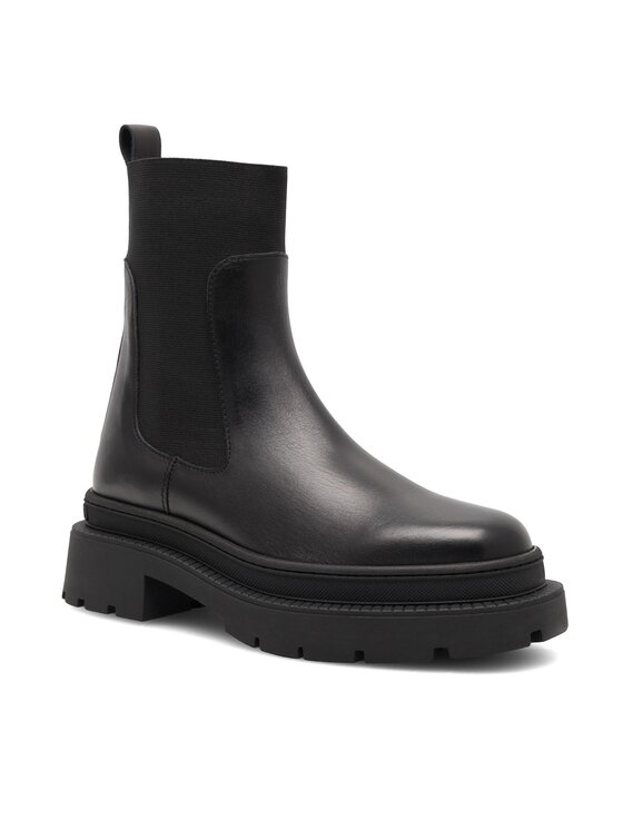 GINO ROSSI Botki Gino Rossi 222FW104 Czarny