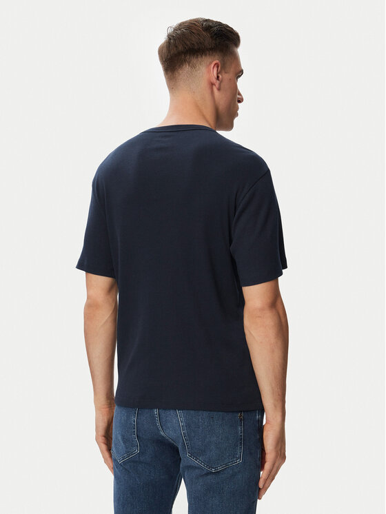 BOSS BOSS Camiseta Rn 2P Rib 50563886 Azul Slim Fit