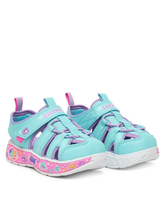 Skechers Босоніжки Skechers Play Scene Splash - Cute Crew 303162N/TQLV Голубий