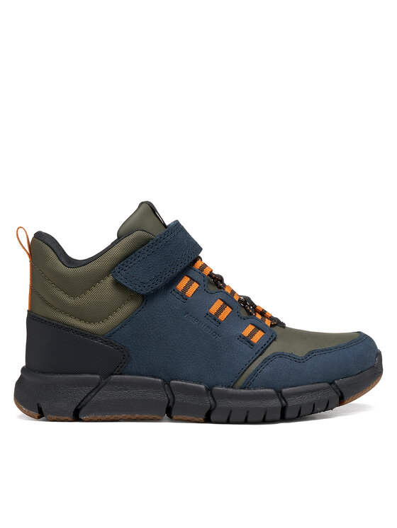 Geox Kotníková obuv Geox J Flexyper Boy B Abx J949XA 033FU CF4A3 S Tmavomodrá