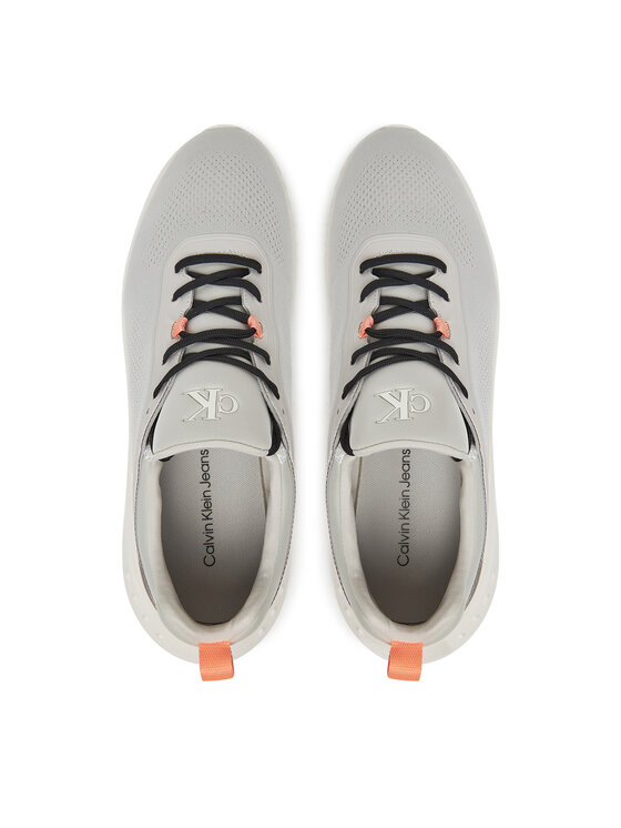 Calvin Klein Jeans Sneakersy Calvin Klein Jeans Eva Runner Tech Knit YM0YM01293 Szary