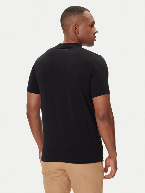 KARL LAGERFELD KARL LAGERFELD Camiseta 755050 554221 Negro Regular Fit