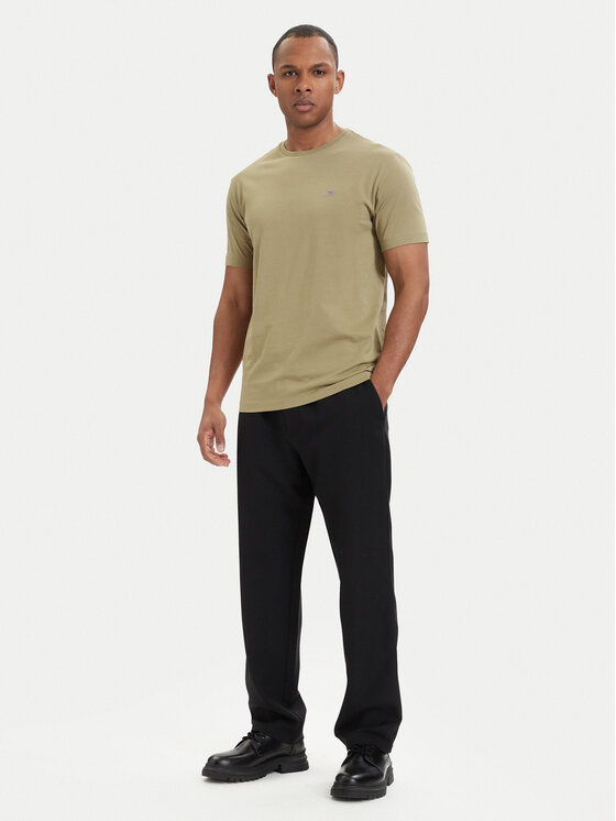 Gant Gant Camiseta Shield  2003184 Verde oscuro Regular Fit