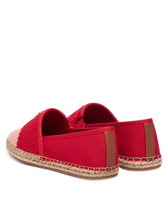 Tommy Hilfiger Espadrile Tommy Hilfiger Script Crochet Espadrille FW0FW09502 Rdeča