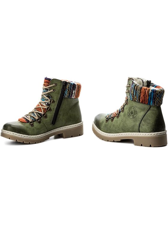 Rieker Botine Rieker Y9432-52 Verde