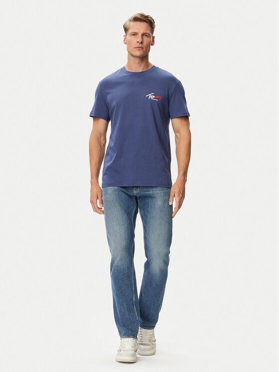 Tommy Jeans Tommy Jeans Camiseta DM0DM22538 Azul Regular Fit