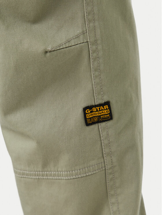 G-STAR G-Star Raw Medžiaginės kelnės Rovic D02190-5126 Žalia Tapered Fit