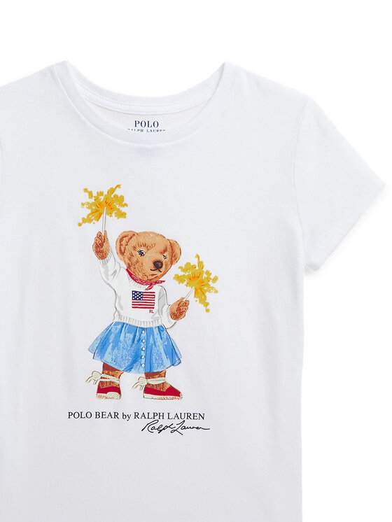 Polo Ralph Lauren Polo Ralph Lauren Majica 313942856001 Bela Regular Fit