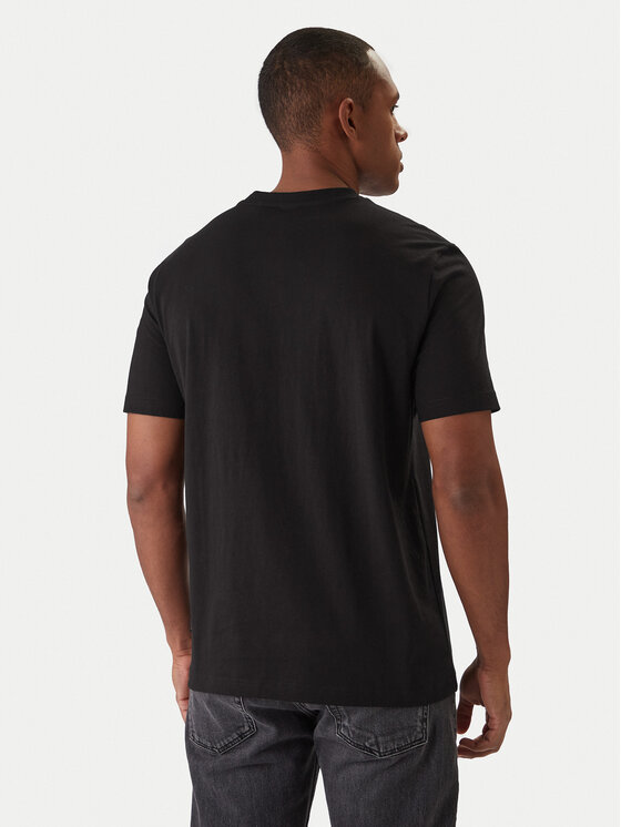 BOSS BOSS Camiseta Imprint 50556007 Negro Regular Fit