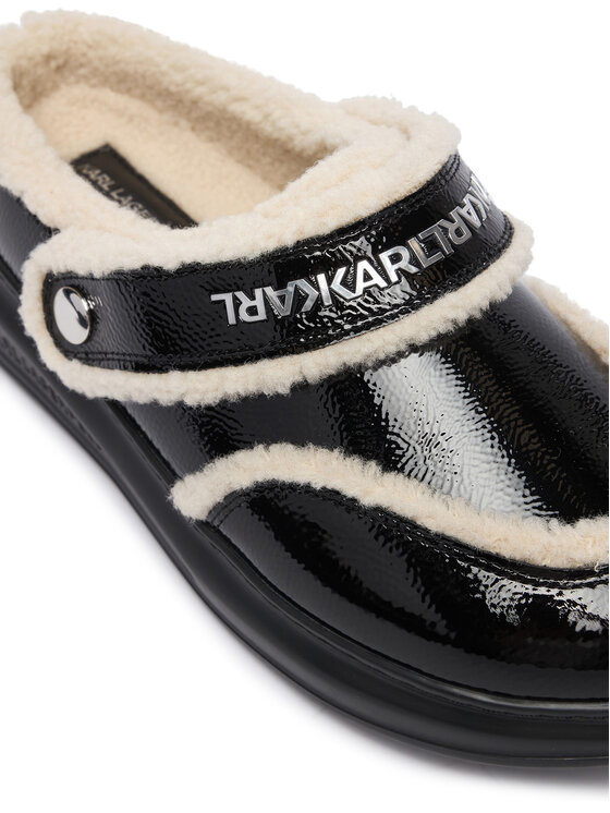 KARL LAGERFELD Śniegowce KARL LAGERFELD Kapri Kosi KL44505W Czarny