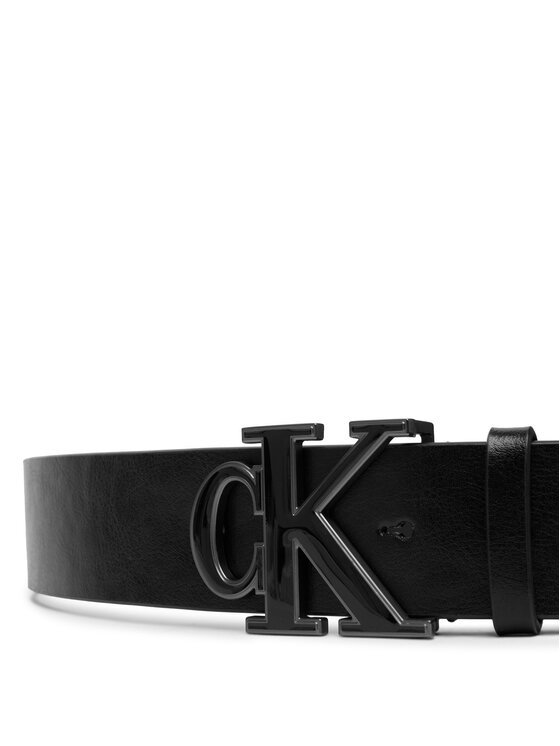 Calvin Klein Nadrágszíj Calvin Klein Ck Enamel Buckle 40Mm LV04D7150G Fekete
