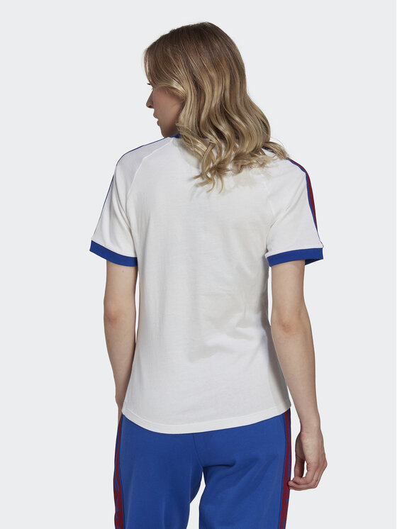 adidas adidas Футболка Tape HL9172 Білий Regular Fit