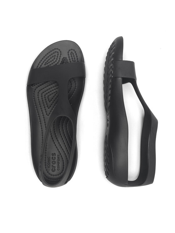 Crocs Sandały Crocs SERENA SANDAL 205469-060 Czarny