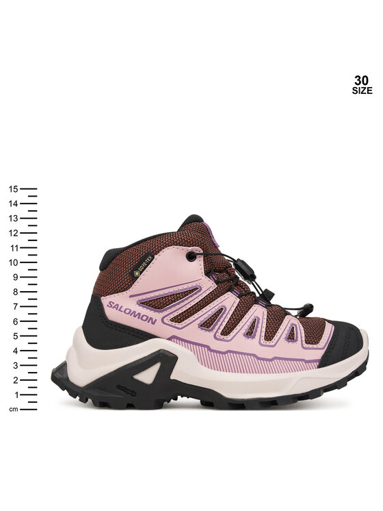 Salomon Trekingová obuv Salomon X Ultra Mid Gtx L49109500 Bordó