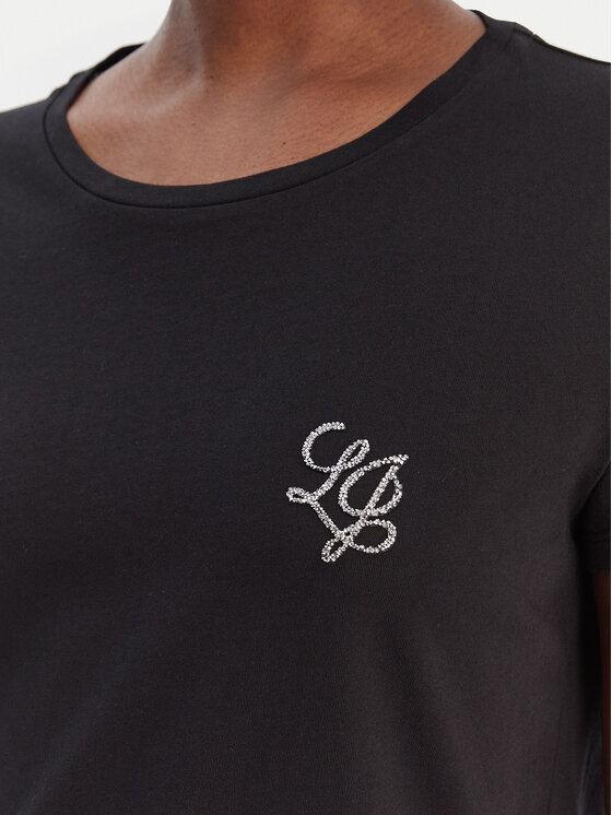 Liu Jo Sport Liu Jo Sport Camiseta TA6056 JS923 Negro Regular Fit