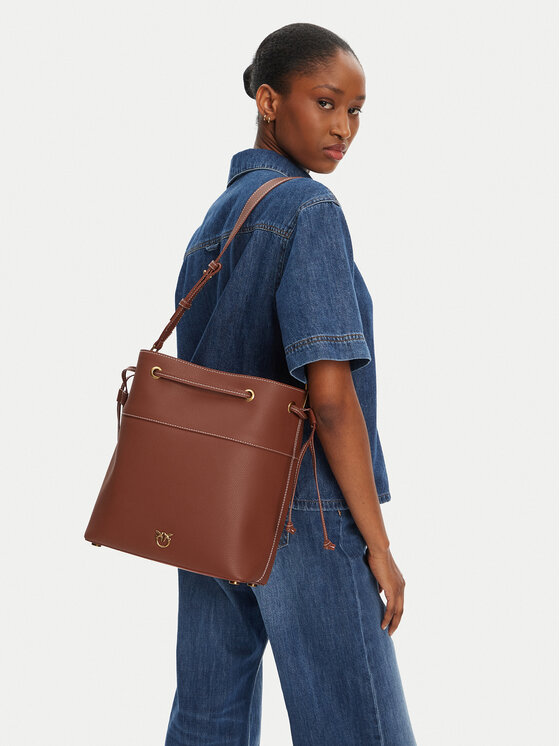 PINKO Τσάντα PINKO SECCHIELLO CLASSIC 104305 A29Q L84Q Καφέ