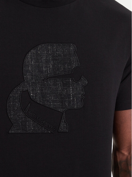 KARL LAGERFELD KARL LAGERFELD Camiseta 755041 564236 Negro Regular Fit