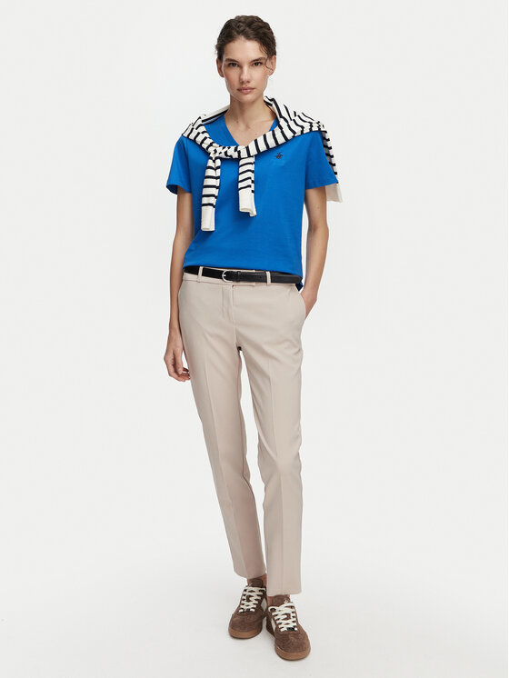 Beverly Hills Polo Club Beverly Hills Polo Club Camiseta P-SS26W-TS516518 Azul Regular Fit