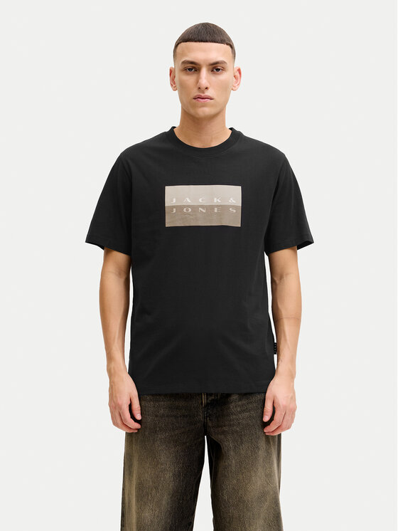 Jack & Jones Jack & Jones Camiseta Fusion 12289863 Negro Regular Fit
