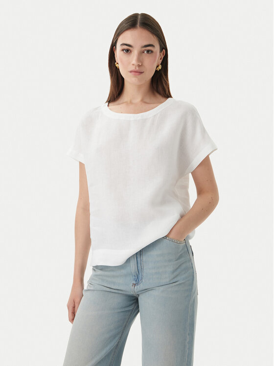 Marella Marella T-Shirt Emme by Marella Geyser 2615111132 Λευκό Regular Fit
