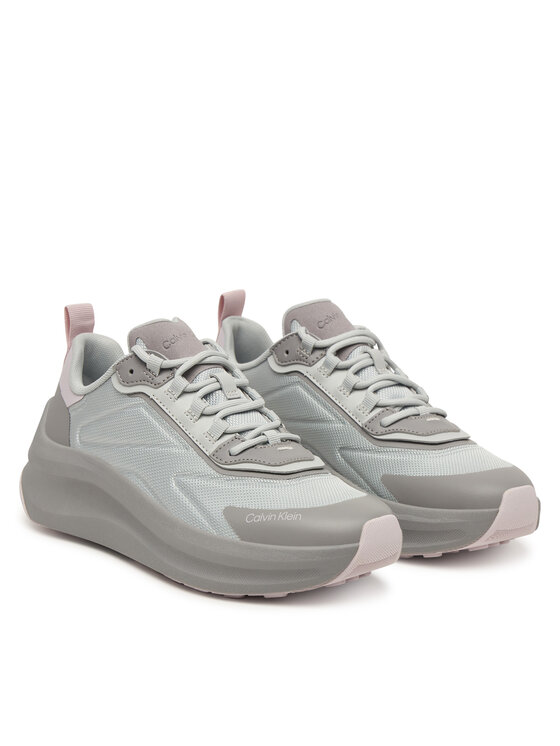 Calvin Klein Superge Calvin Klein Chunky Runner Laceup Hf Blst Ny HW0HW03111 Siva