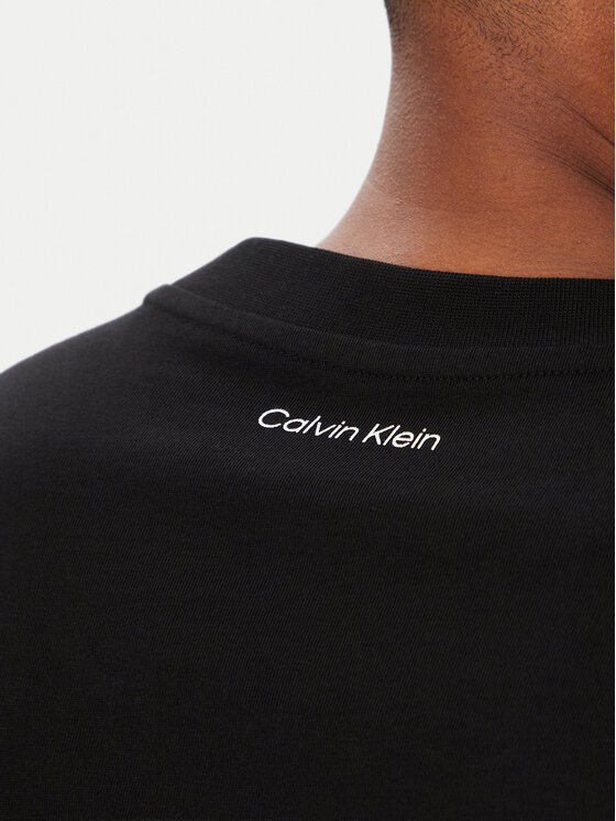Calvin Klein Jeans Calvin Klein Jeans Camiseta Seasonal Graphic LV04RH813G Negro Relaxed Fit