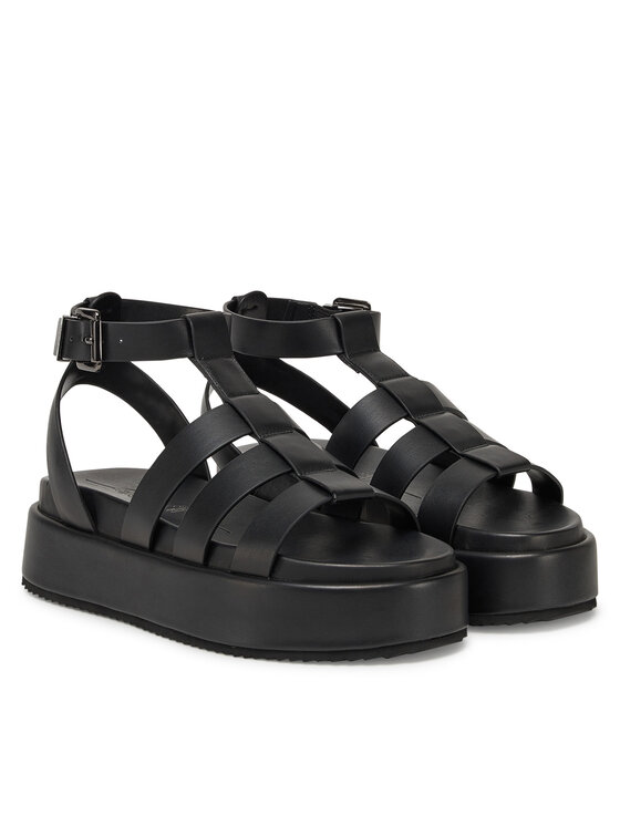 Buffalo Sandale Buffalo Noa Greek 1602209 Crna