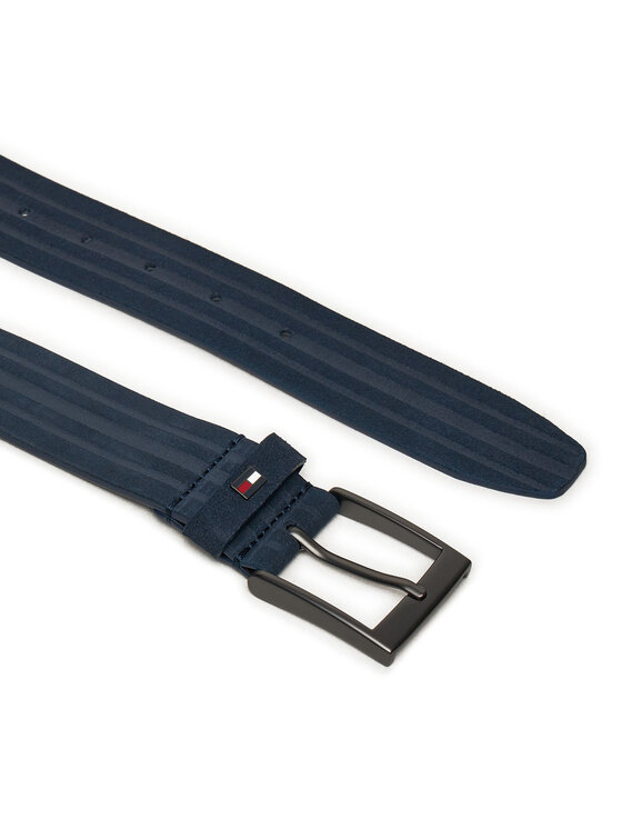 Tommy Hilfiger Moški pas Tommy Hilfiger AM0AM12820 Mornarsko modra