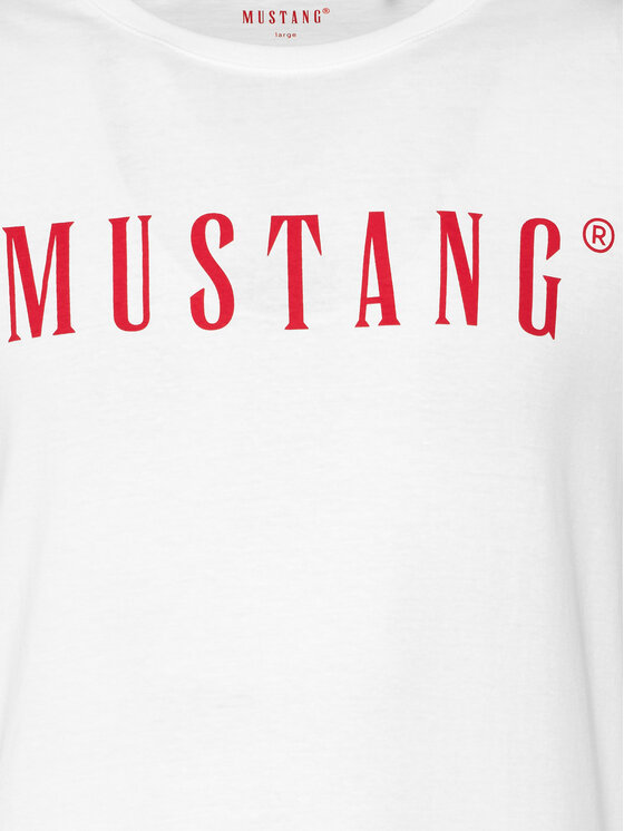 Mustang Mustang Футболка Austin 1014695 Білий Regular Fit