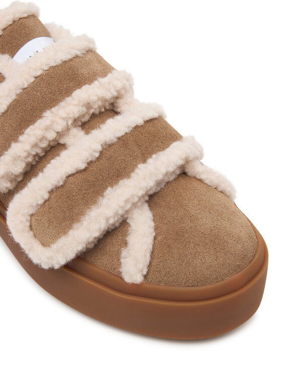 Inuikii Sneakers Inuikii Shearling Low Velcro 1001.001.0231 Bej