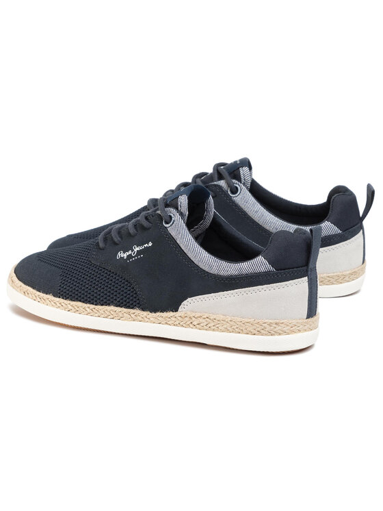 Pepe Jeans Espadryle Pepe Jeans Maui Sport Knit PMS10284 Granatowy