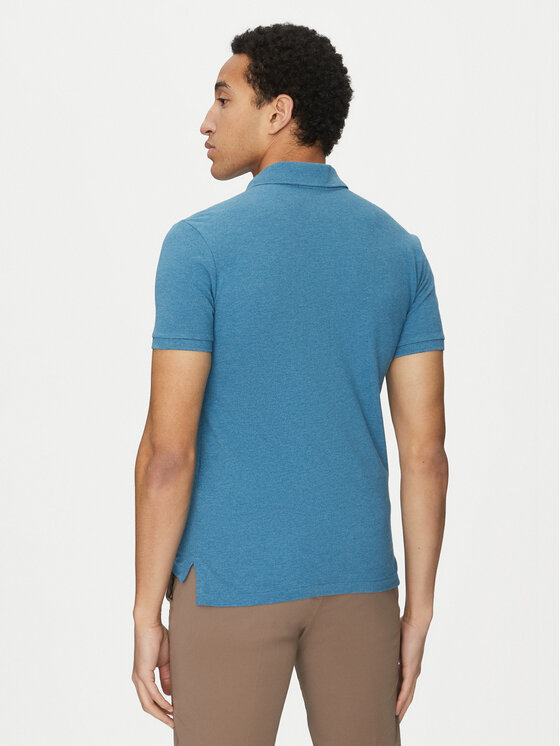 Polo Ralph Lauren Polo Ralph Lauren Поло 710536856412 Блакитний Slim Fit