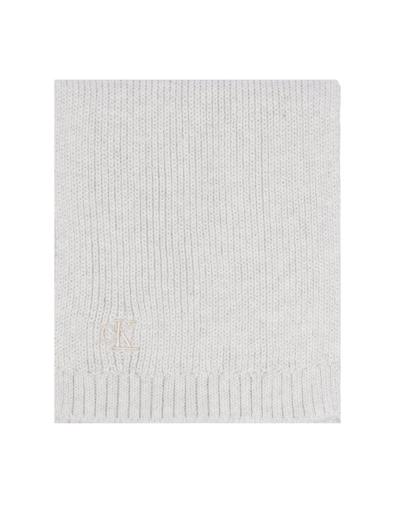 Calvin Klein Jeans Set šal i kapa Calvin Klein Jeans Knitted Scarf Beanie Giftbox LVCKFJP00N Svijetlo siva