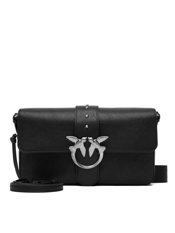 PINKO Geantă PINKO Love One Slouchy Zip Classic AI 25-26 PLTT 105081 A2JG Negru