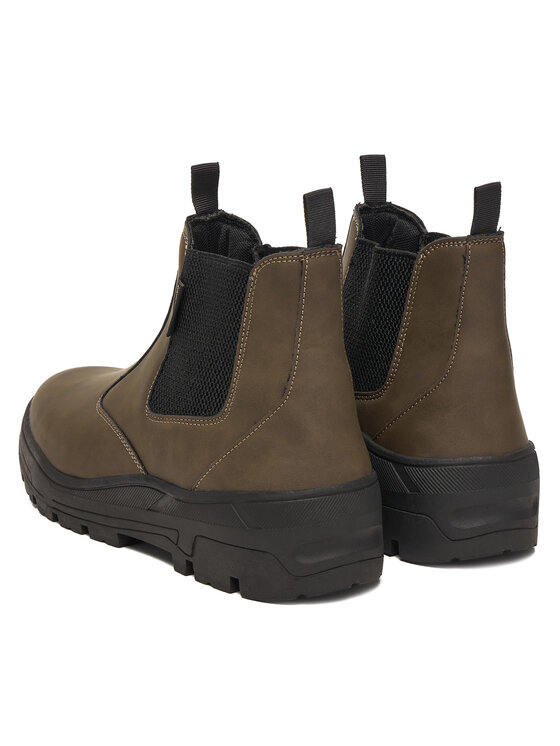 Napapijri Kotníková obuv s elastickým prvkem Napapijri NP0A893A Hnědá