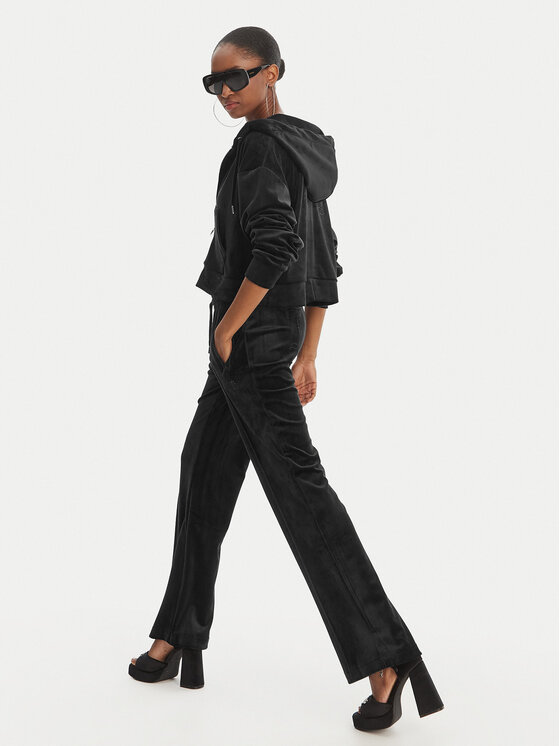 Juicy Couture Juicy Couture Παντελόνι φόρμας Tina JCWBJ126327 Μαύρο Straight Leg