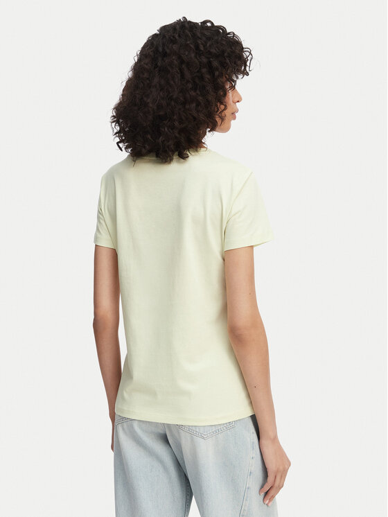 BOSS BOSS Camiseta Elove 50554696 Verde Slim Fit